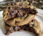 Decadent Triple Chocolate Chip Cookies with Sea Salt
