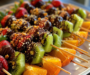 Indulge in Decadent Chocolate Dipped Fruit Skewers